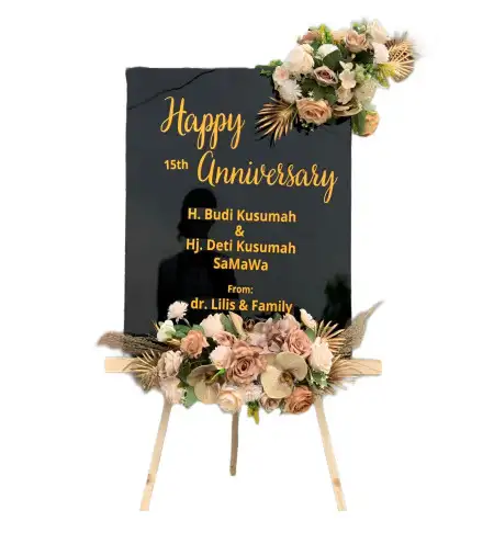 Papan Bunga Akrilik Panican