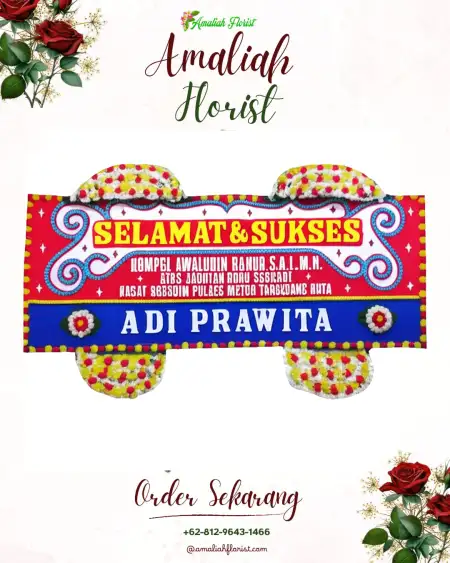 Papan Bunga Ucapan Selamat Panican